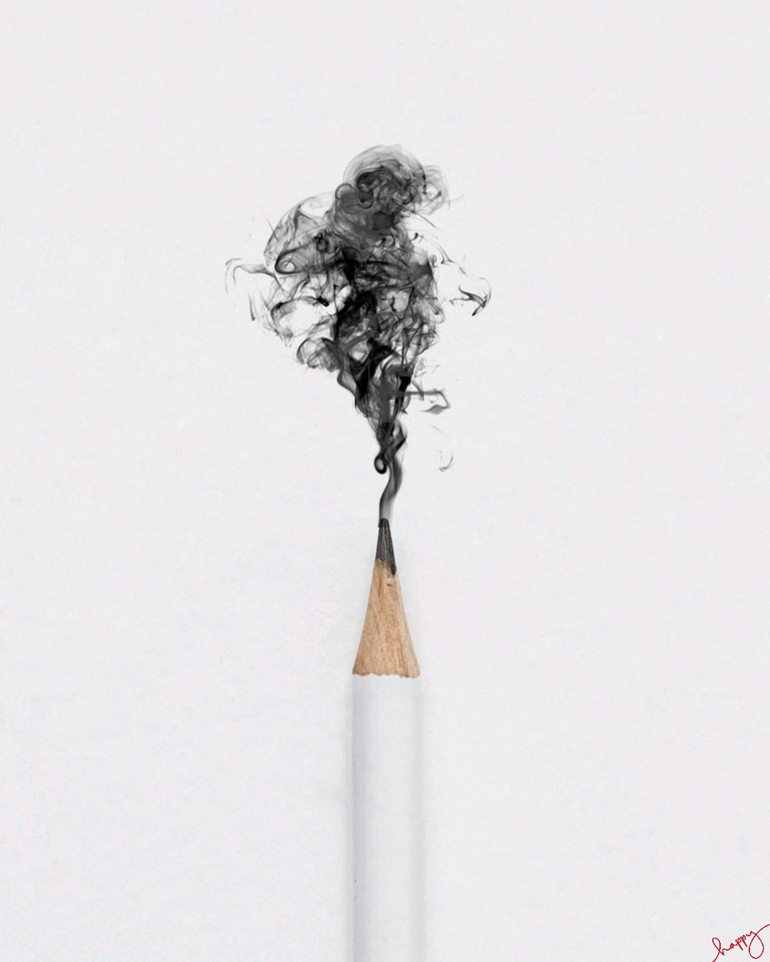 Smoking pencil by Happy33