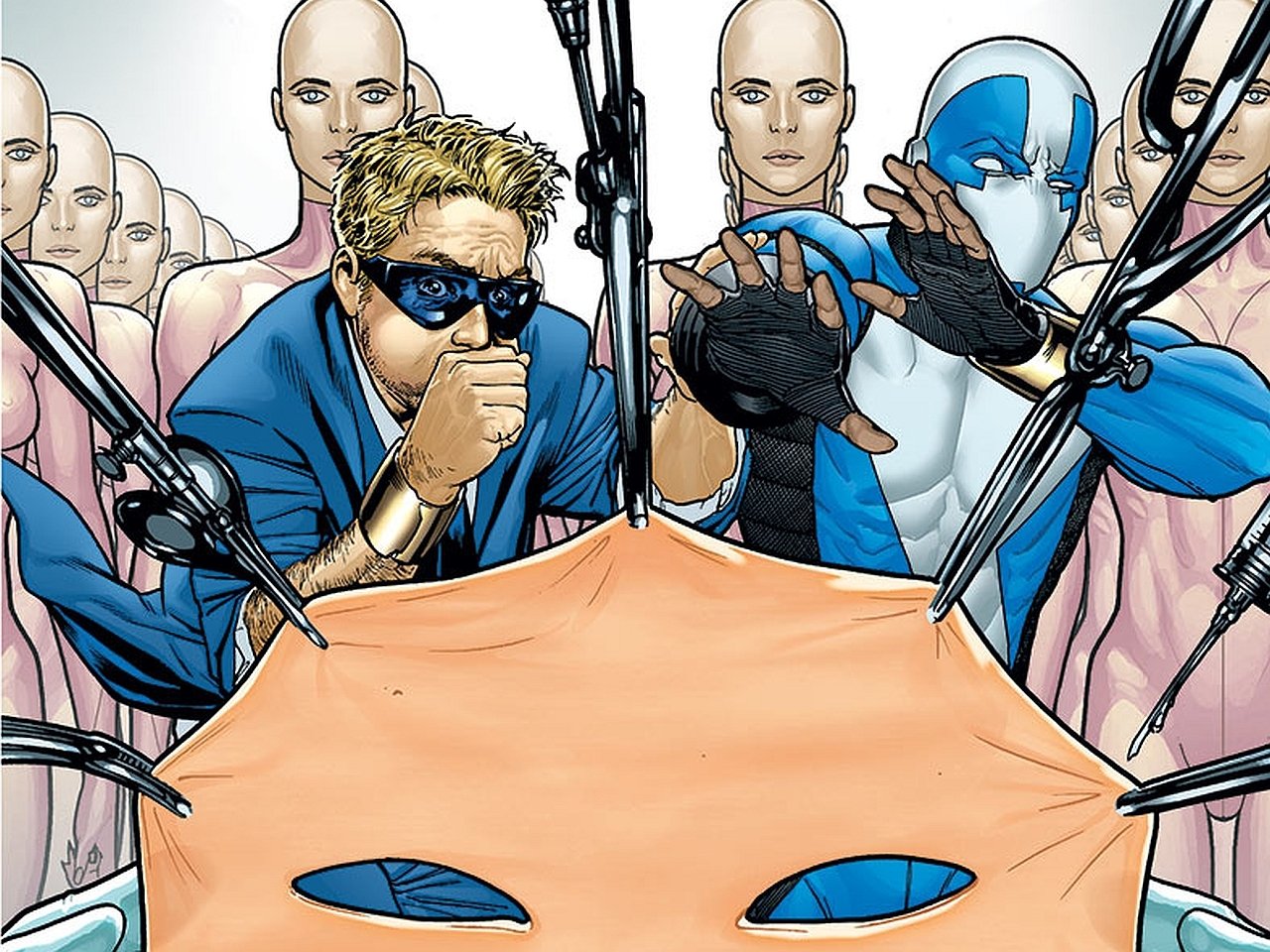 Comic Quantum and Woody Image