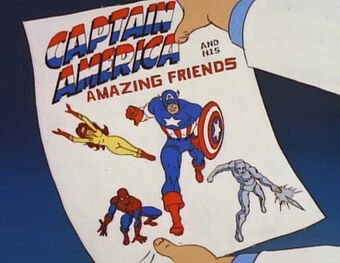 spider man Firestar (Marvel Comics) Iceman (Marvel Comics) Captain America TV Show Spider-Man and His Amazing Friends Image