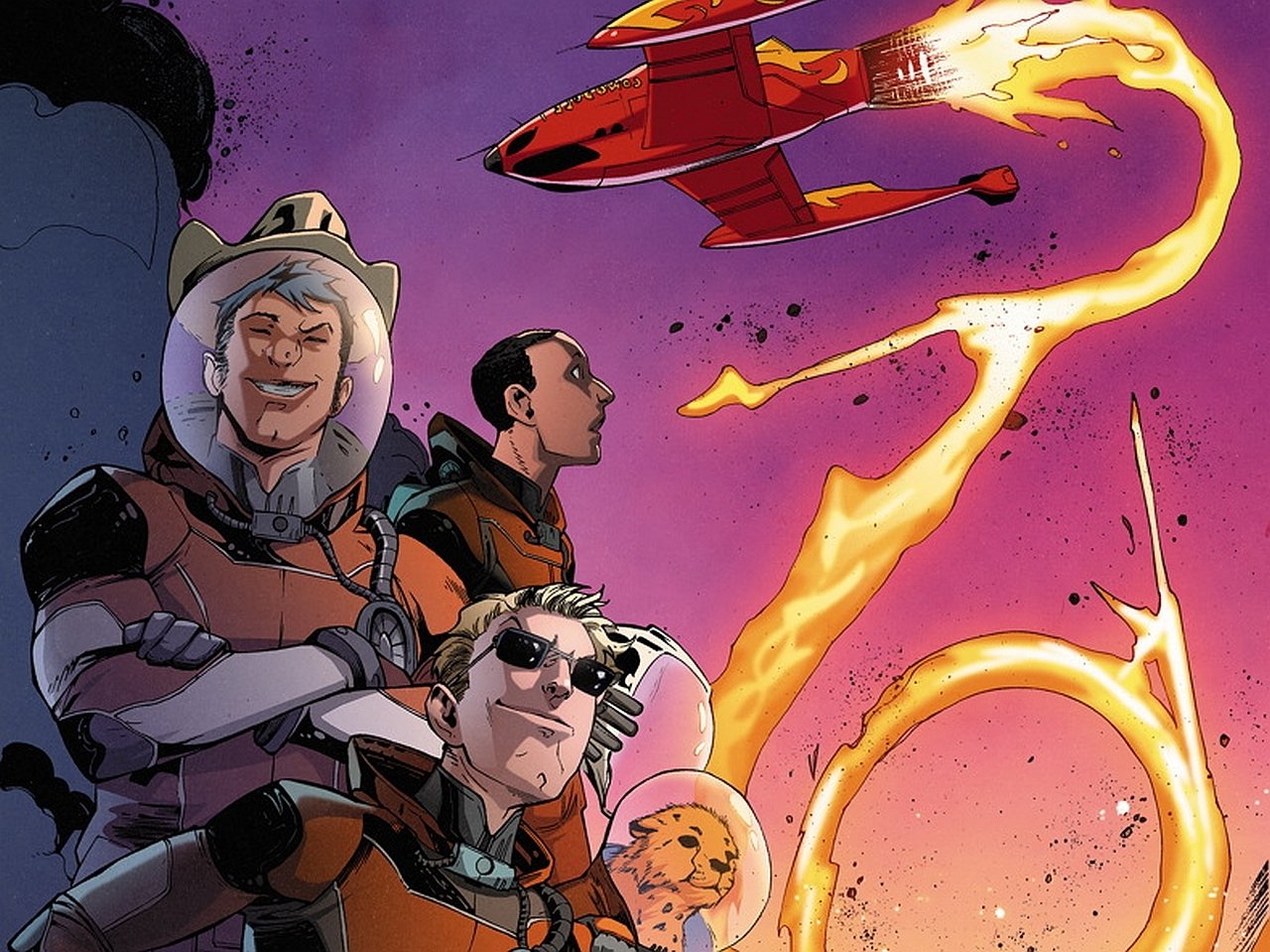 Comic the green team: teen trillionaires Image