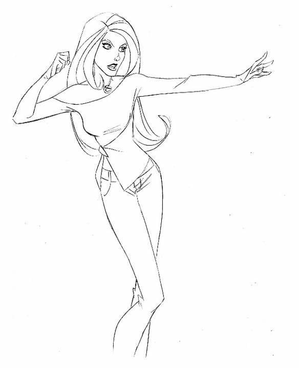 concept art Jean Grey TV Show Wolverine and the X-Men Image