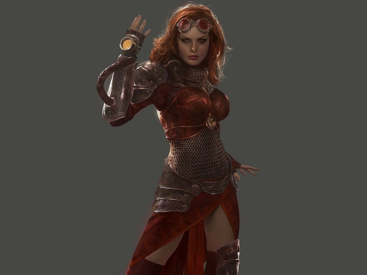 man made Magic: The Gathering Chandra Nalaar Image