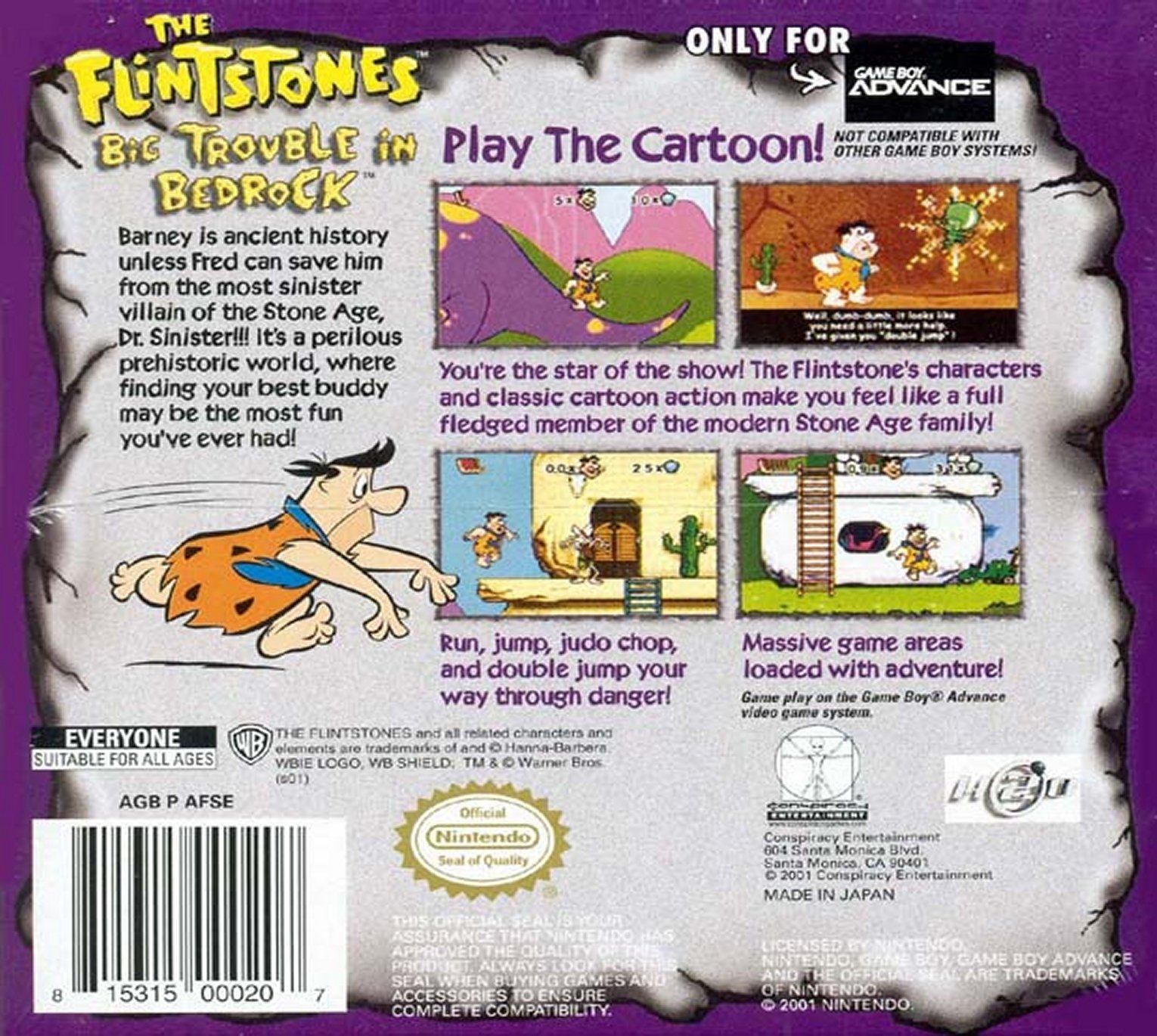 video game The Flintstones: Big Trouble in Bedrock Image