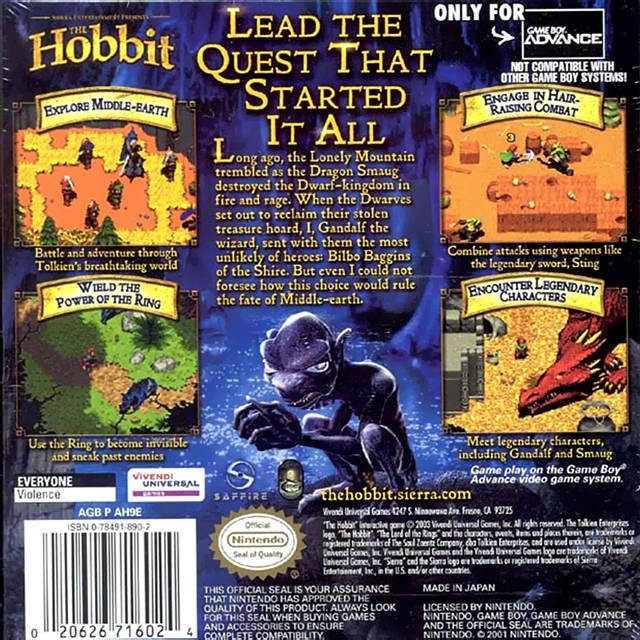 video game The Hobbit: The Prelude to the Lord of the Rings Image
