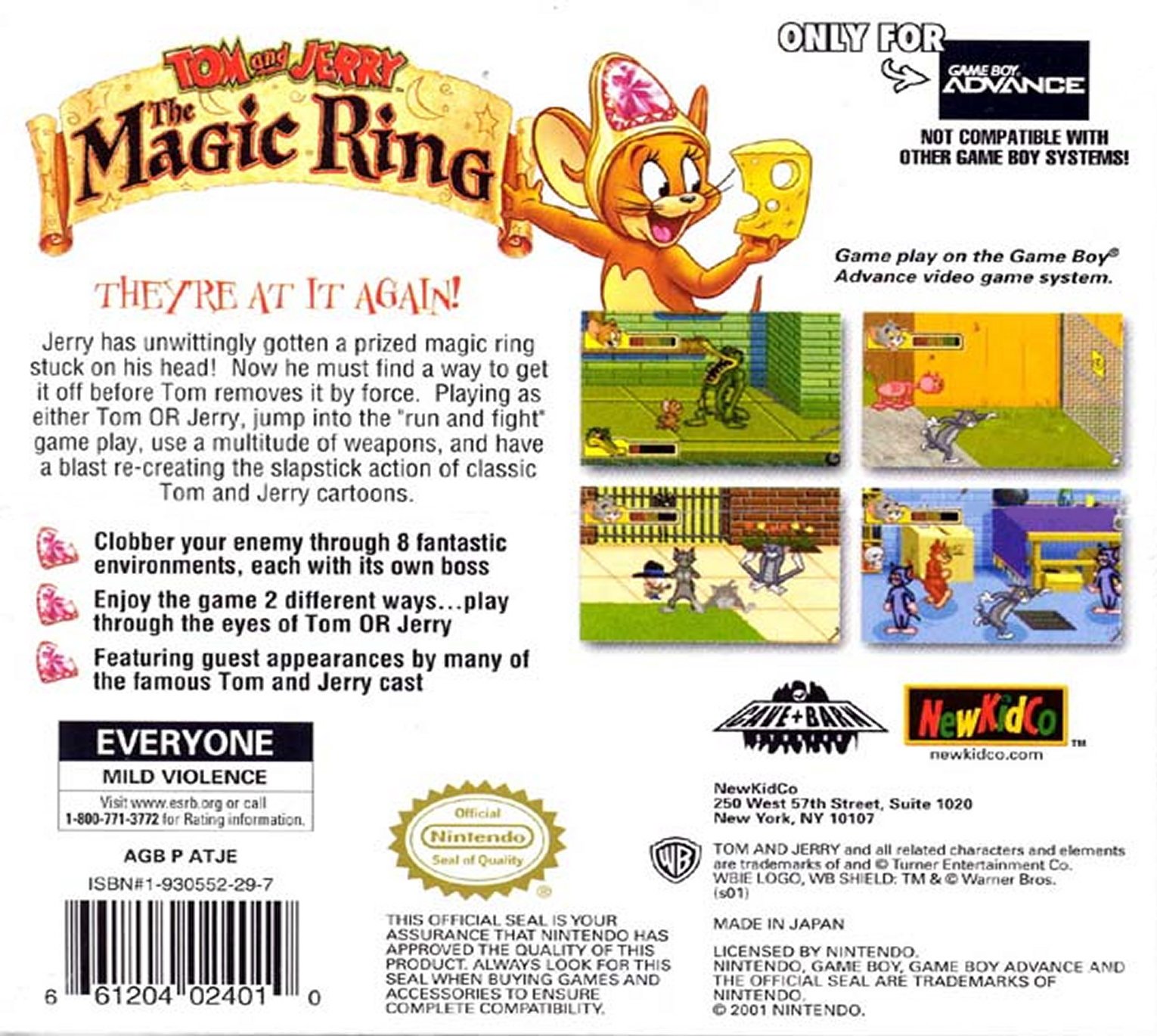video game Tom and Jerry: The Magic Ring Image