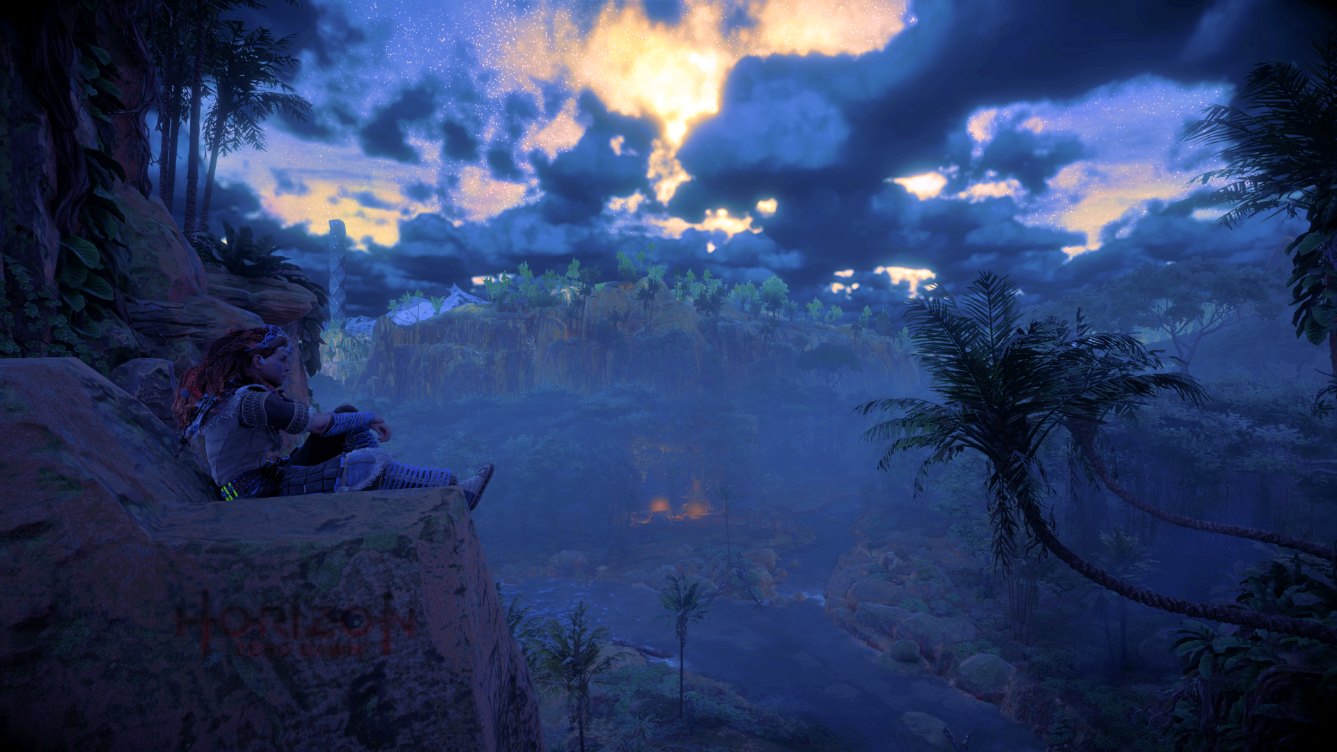 river sky Aloy (Horizon Series) video game Horizon Zero Dawn Image