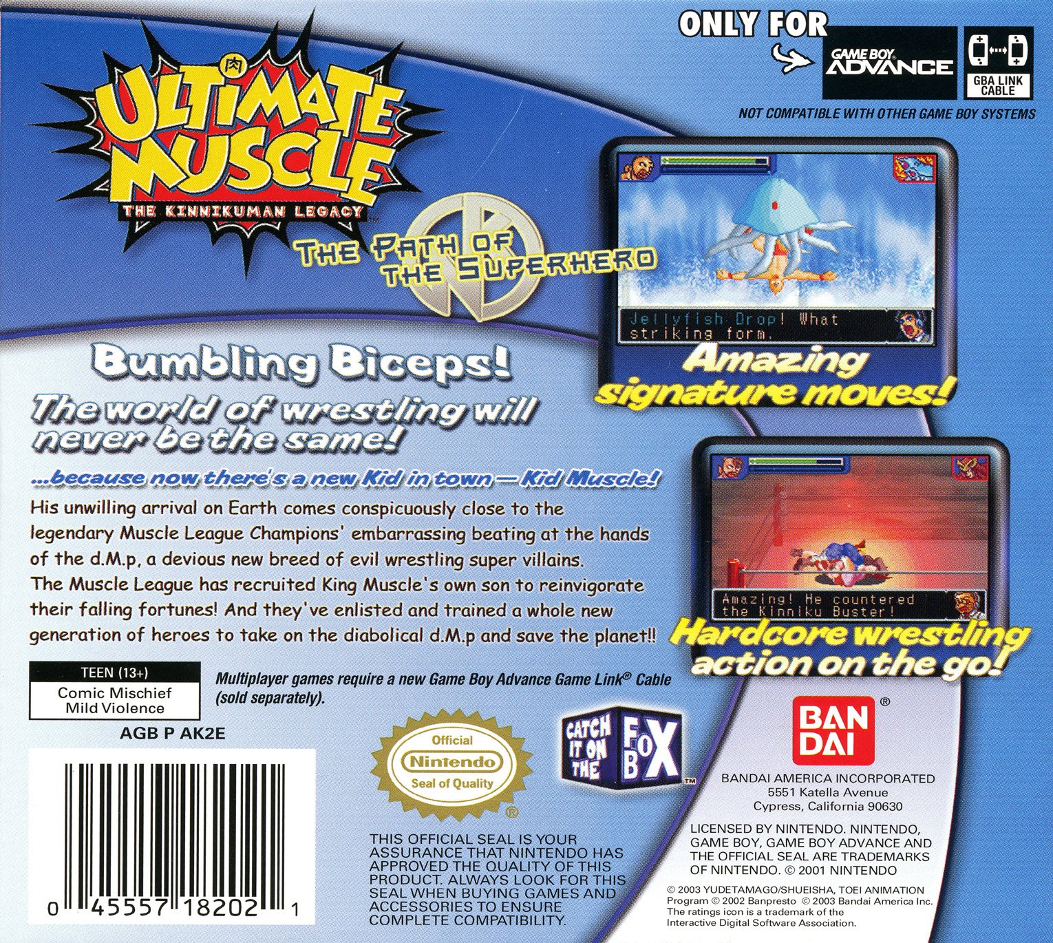 video game Ultimate Muscle: The Kinnikuman Legacy - The Path of the Superhero Image