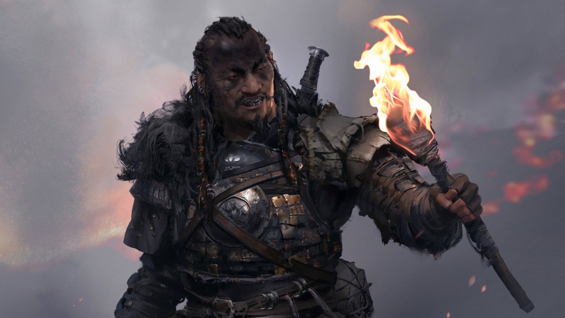  Mongolian warrior by Mitch Mohrhauser