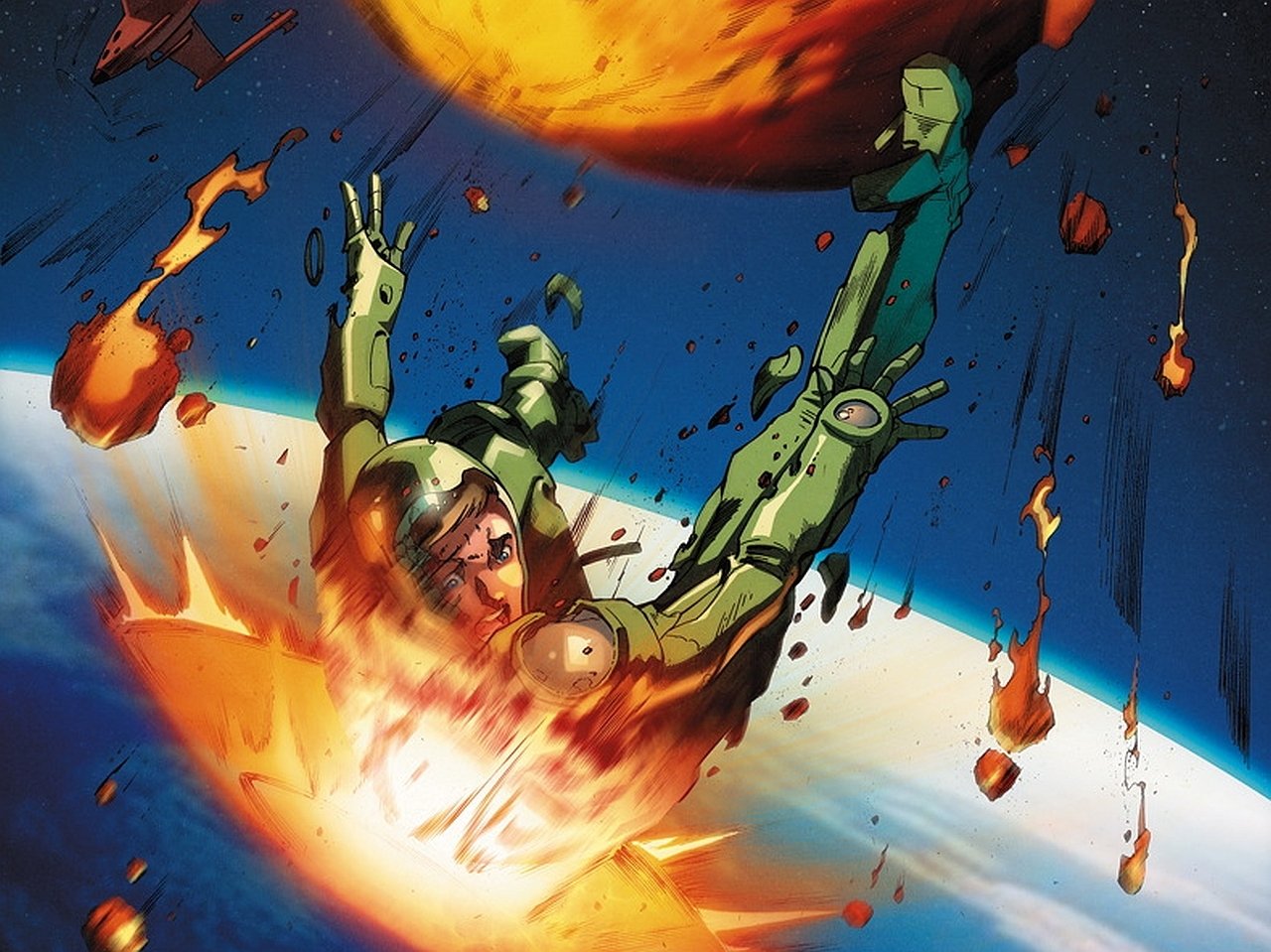 Comic the green team: teen trillionaires Image