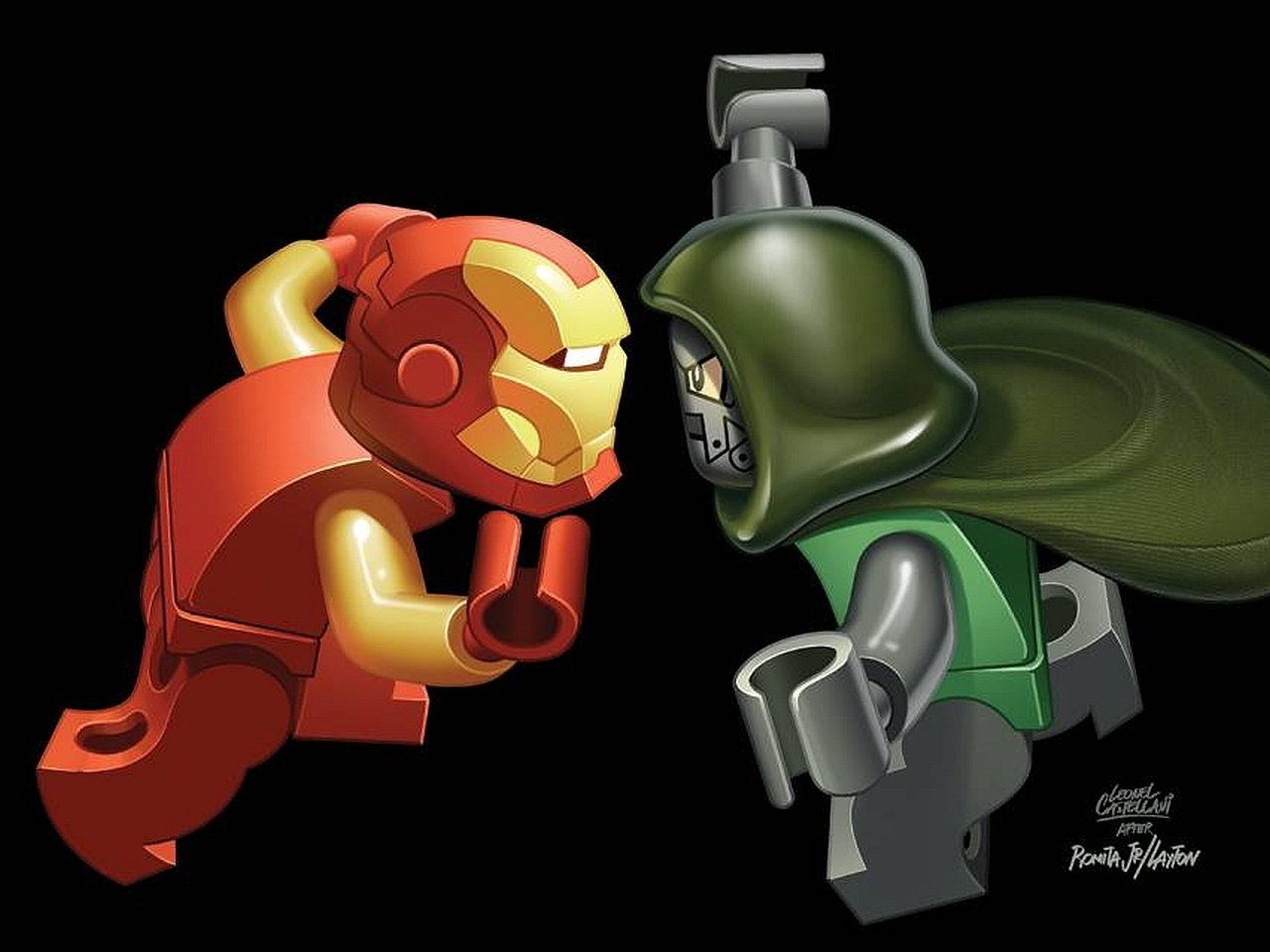 Lego Marvel Super Heroes Doctor Doom Iron Man Comic new avengers Image