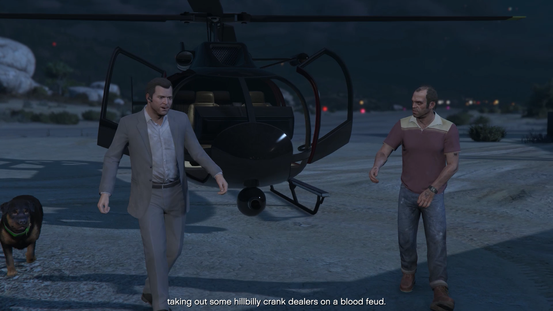  Michael, Trevor and chop