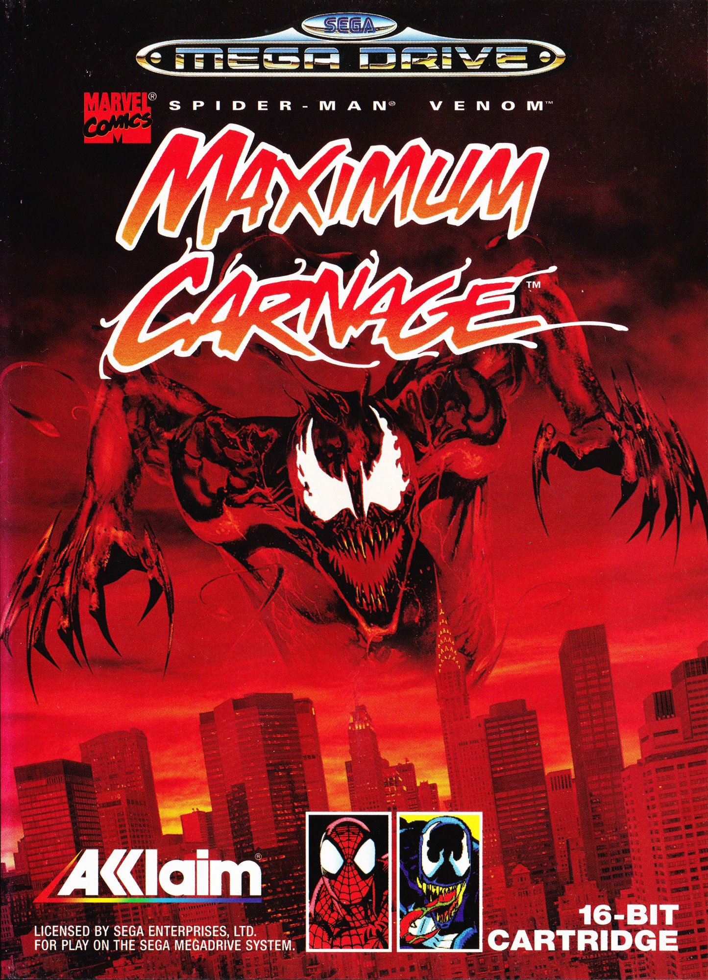 video game Spider-Man and Venom: Maximum Carnage Image