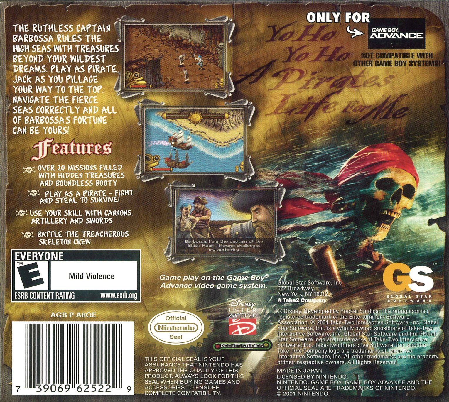 video game Pirates Of The Caribbean: The Curse Of The Black Pearl Image