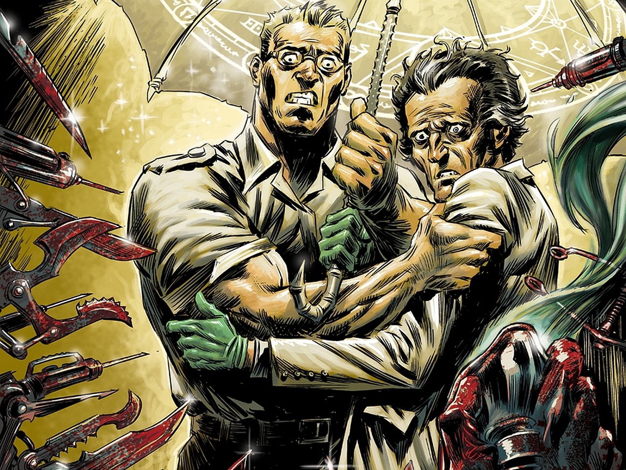 Comic witch doctor Image