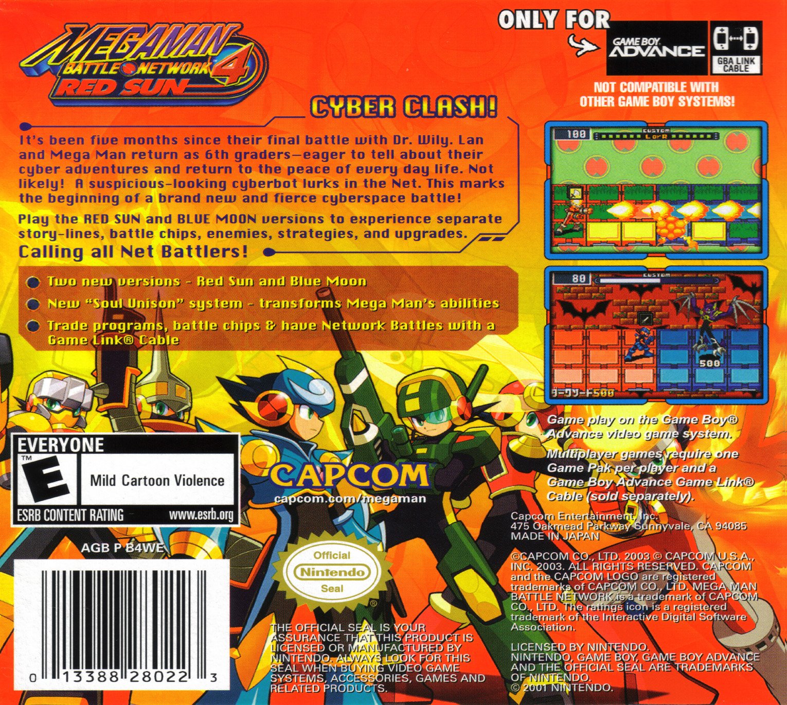 video game Mega Man Battle Network 4: Red Sun Image