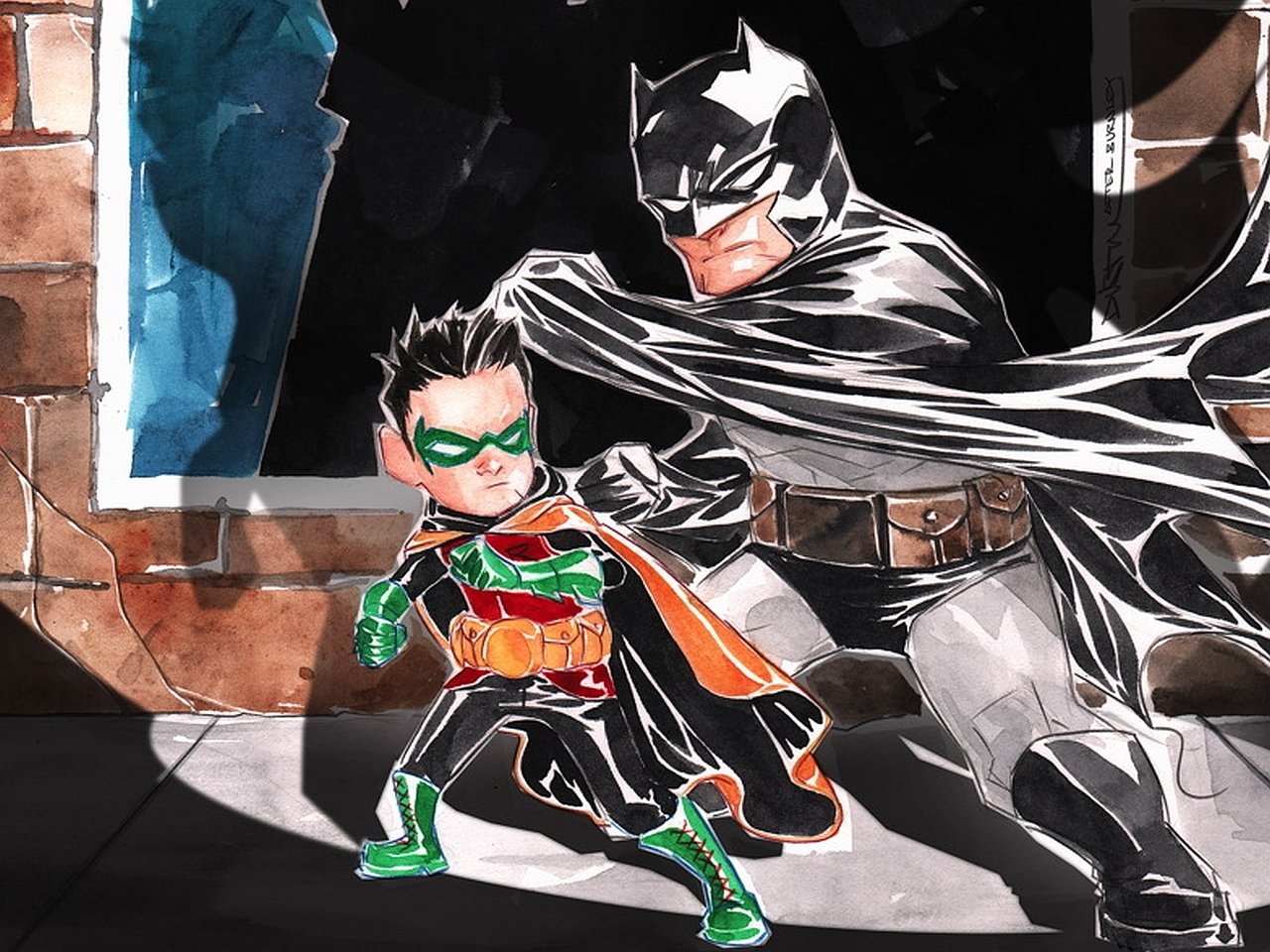 Robin (DC Comics) Batman Comic batman lil gotham Image