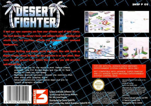 video game Desert Fighter Image