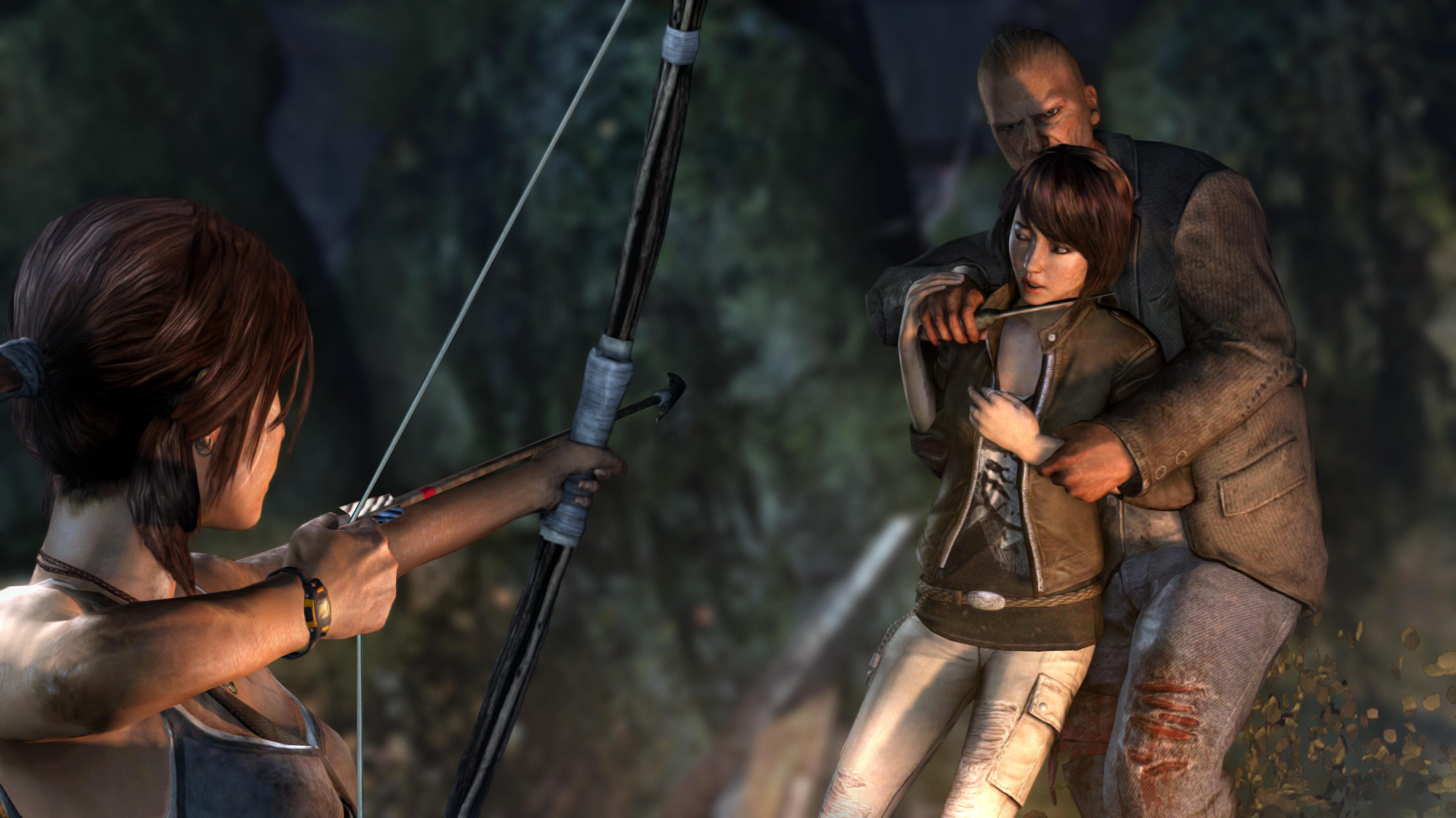 Игры где девушек бьют. Tomb Raider (ps3).