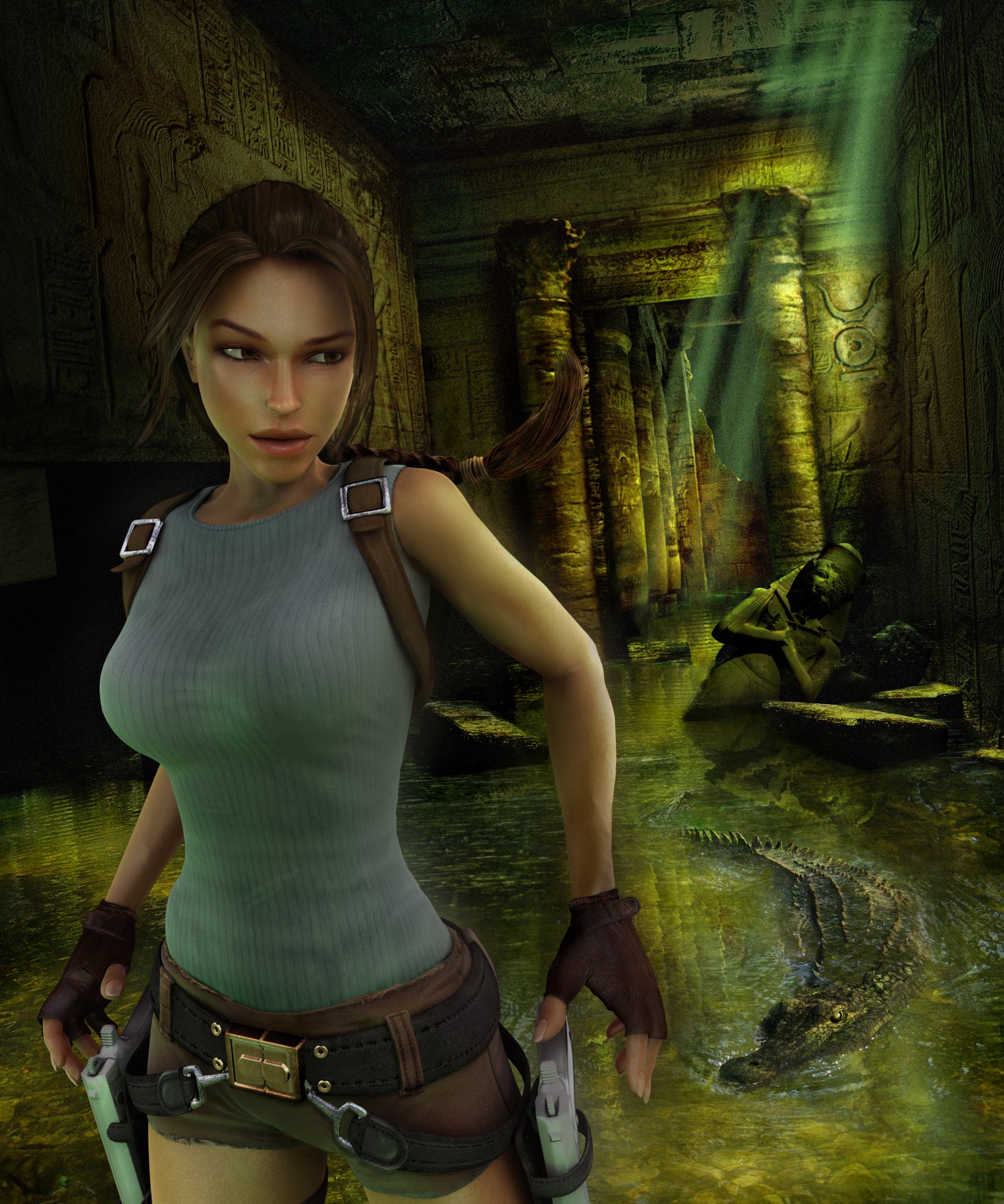 Lara Croft video game Tomb Raider: Anniversary Image