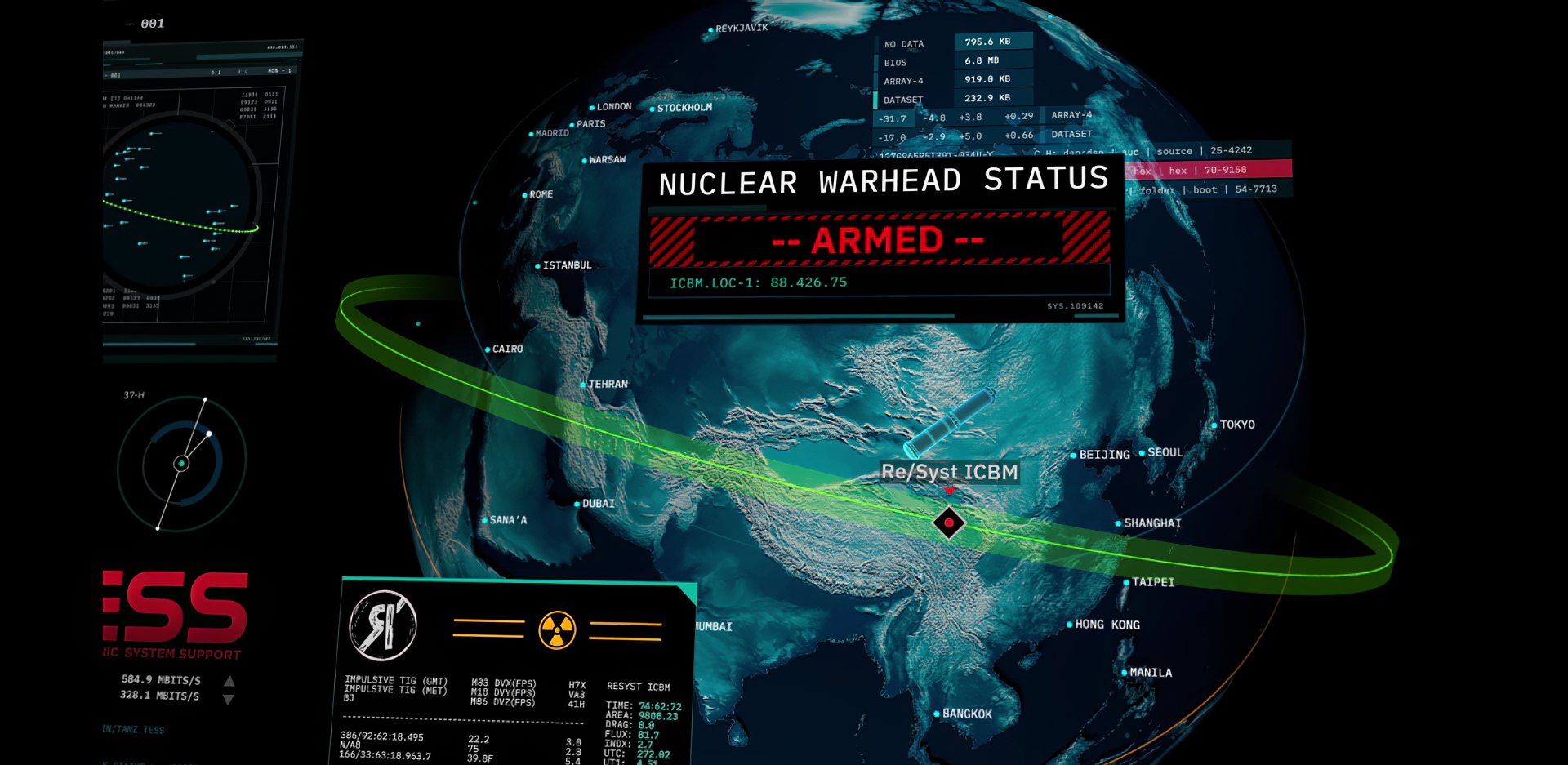  Nuclear Warhead Status --ARMED--