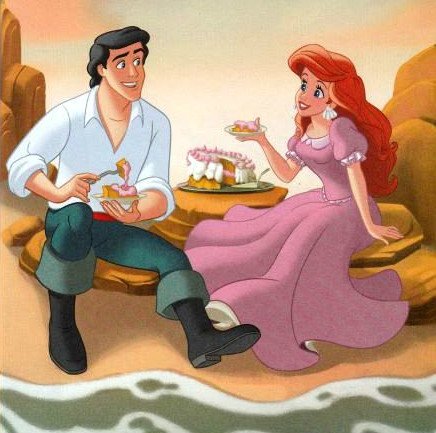 The Little Mermaid boots cake black hair red hair Prince Eric Ariel (The Little Mermaid) movie The Little Mermaid (1989) Image