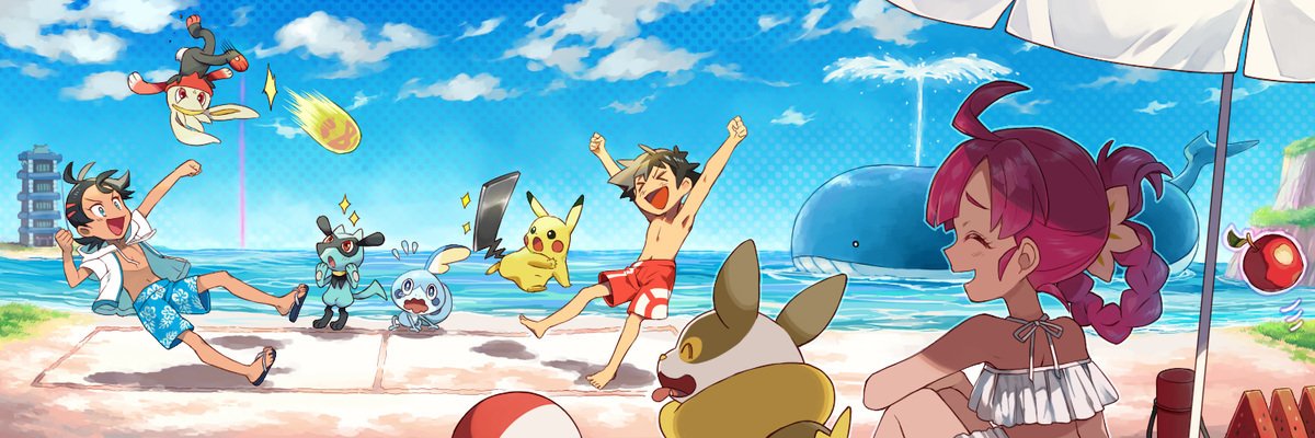 sky Raboot (Pokémon) feet sandal shorts Sobble (Pokémon) Yamper (Pokémon) Riolu (Pokémon) Pikachu Chloe (Pokémon) Ash Ketchum Goh (Pokémon) Anime Pokemon Sky Anime Image