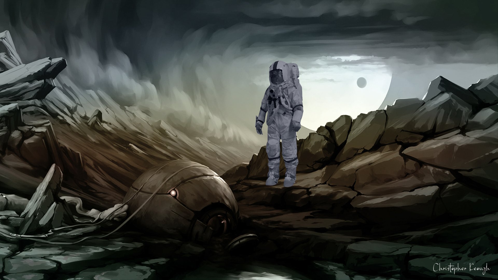 Sci Fi astronaut Image