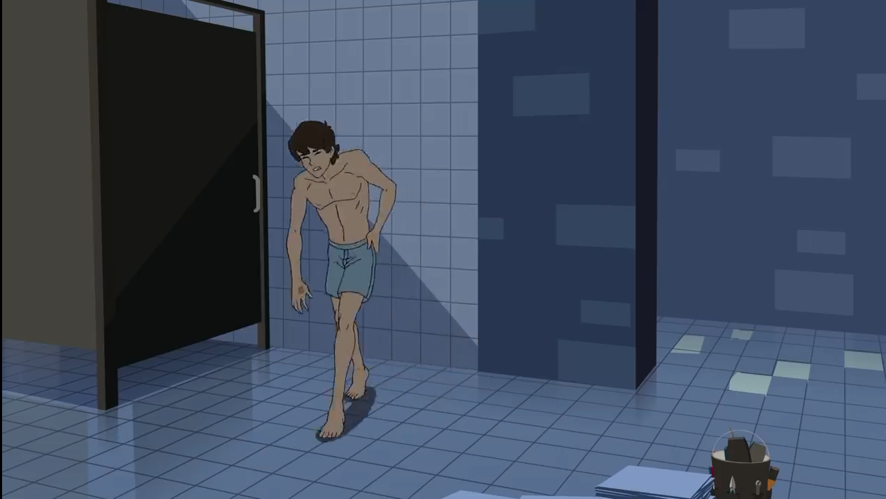 Download Underwear Feet Legs Bathroom Peter Parker TV Show Marvel's Spider-Man Image