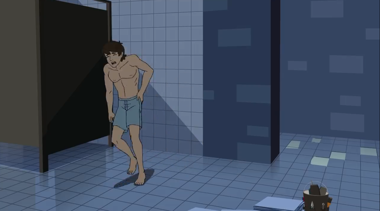 Download Legs Underwear Feet Bathroom Peter Parker TV Show Marvel's Spider-Man Image