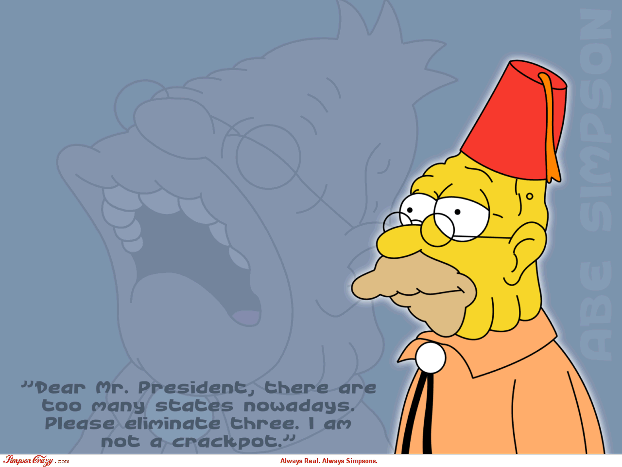 Grampa Simpson TV Show The Simpsons Image