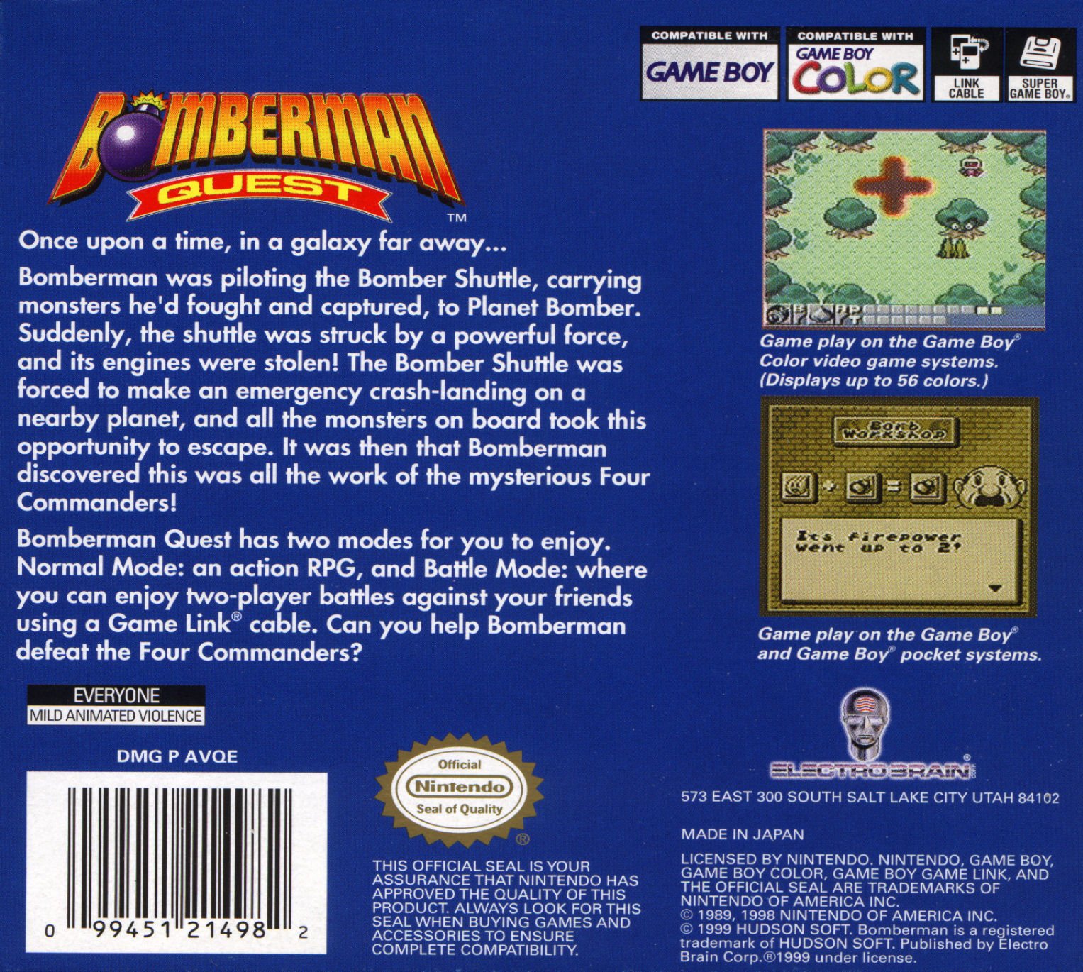 video game Bomberman Quest Image