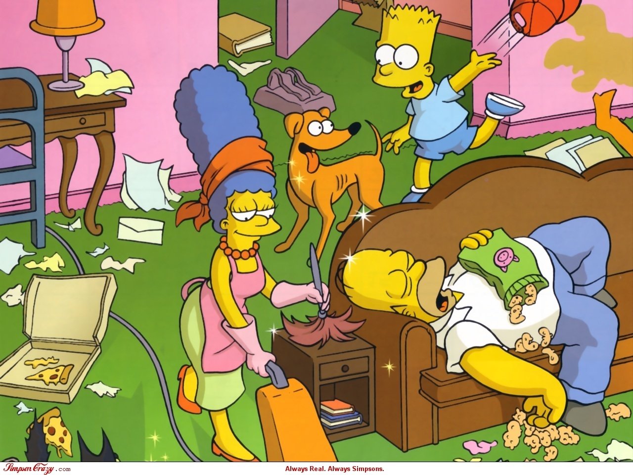Bart Simpson Marge Simpson Homer Simpson TV Show The Simpsons Image