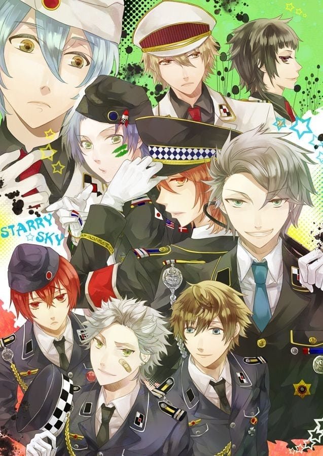Anime starry sky Image