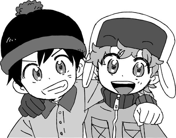 hat smile Kyle Broflovski Stan Marsh TV Show South Park Image