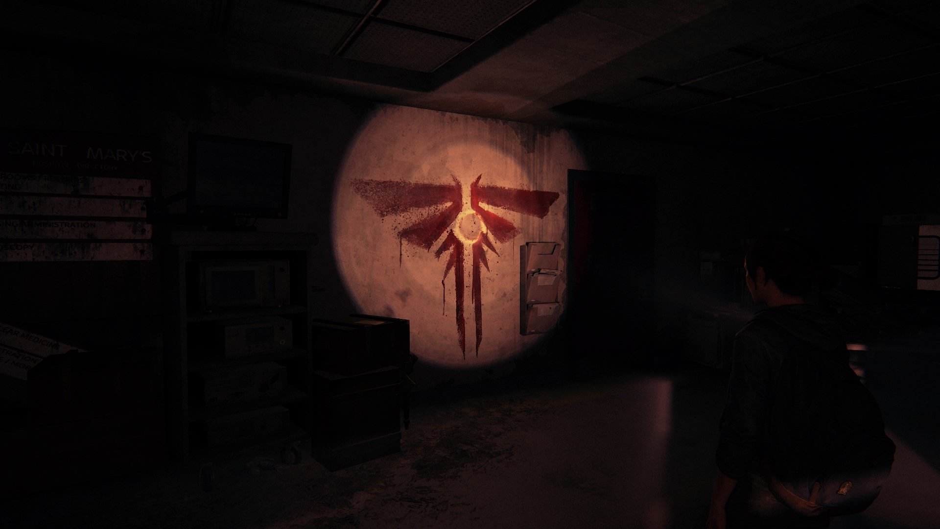  The Last of Us Part II - Fireflies sign in Saint Marys Hospital
