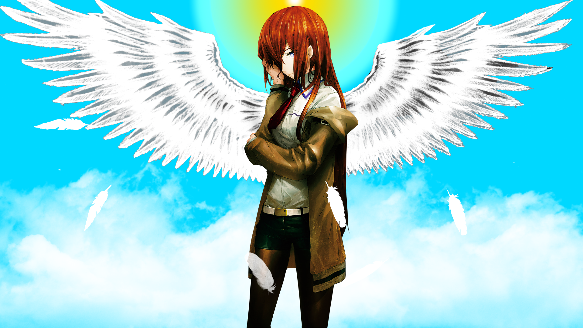 Kurisu Makise angel Anime Steins;Gate anime angel Image