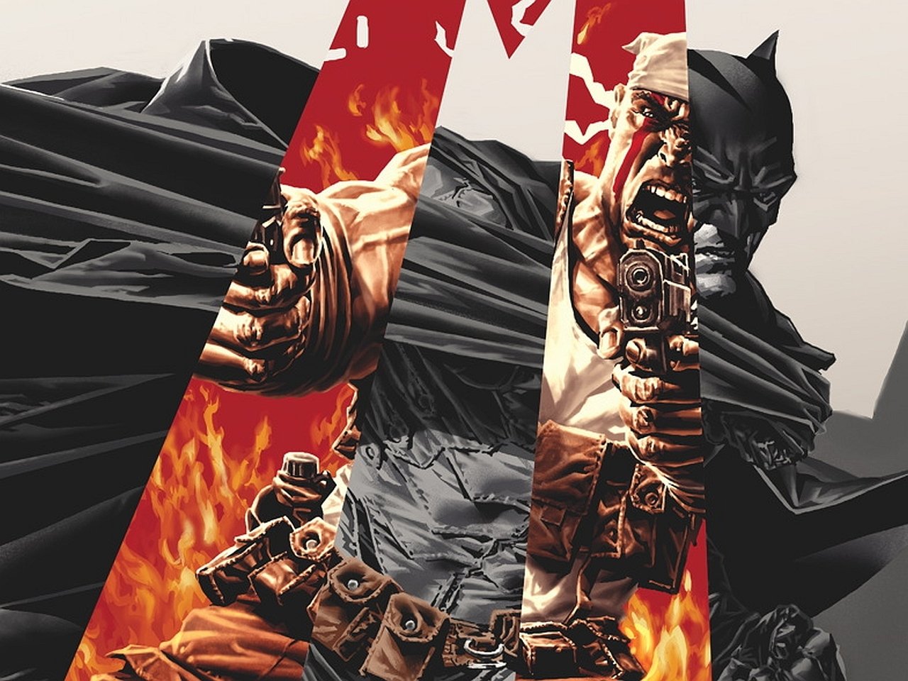 Batman Comic Batman/Deathblow: After the Fire Image