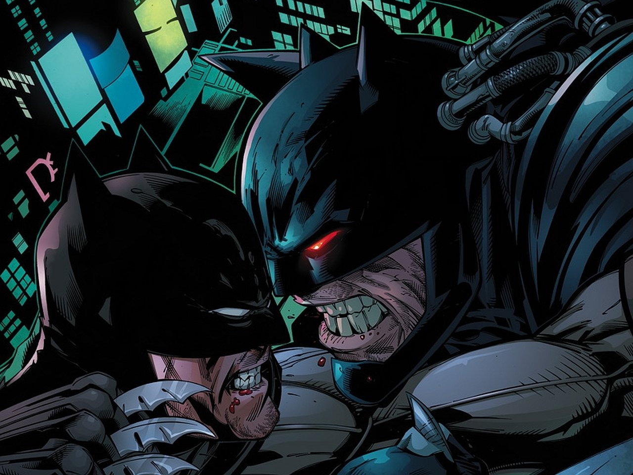 Batman Comic Forever Evil Aftermath: Batman Vs. Bane Image