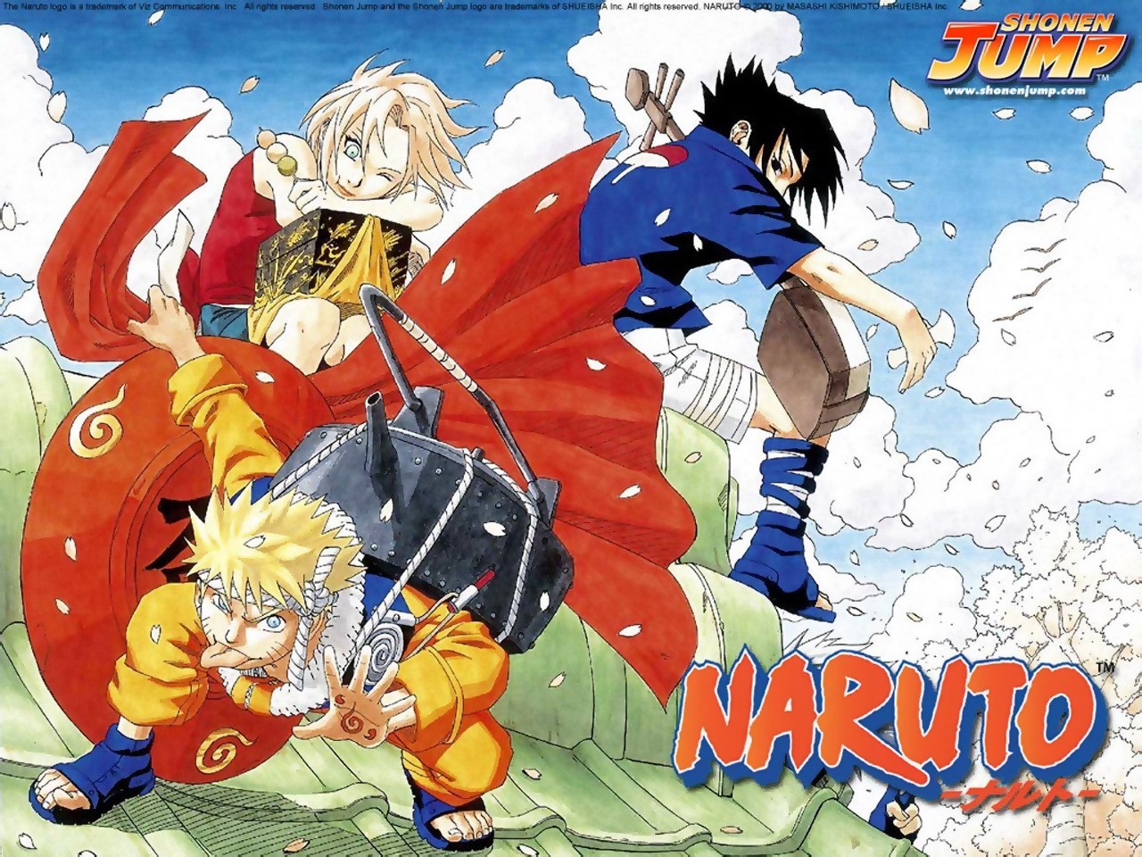 Naruto & Sakura & Sasuke by Masashi Kishimoto - Image Abyss