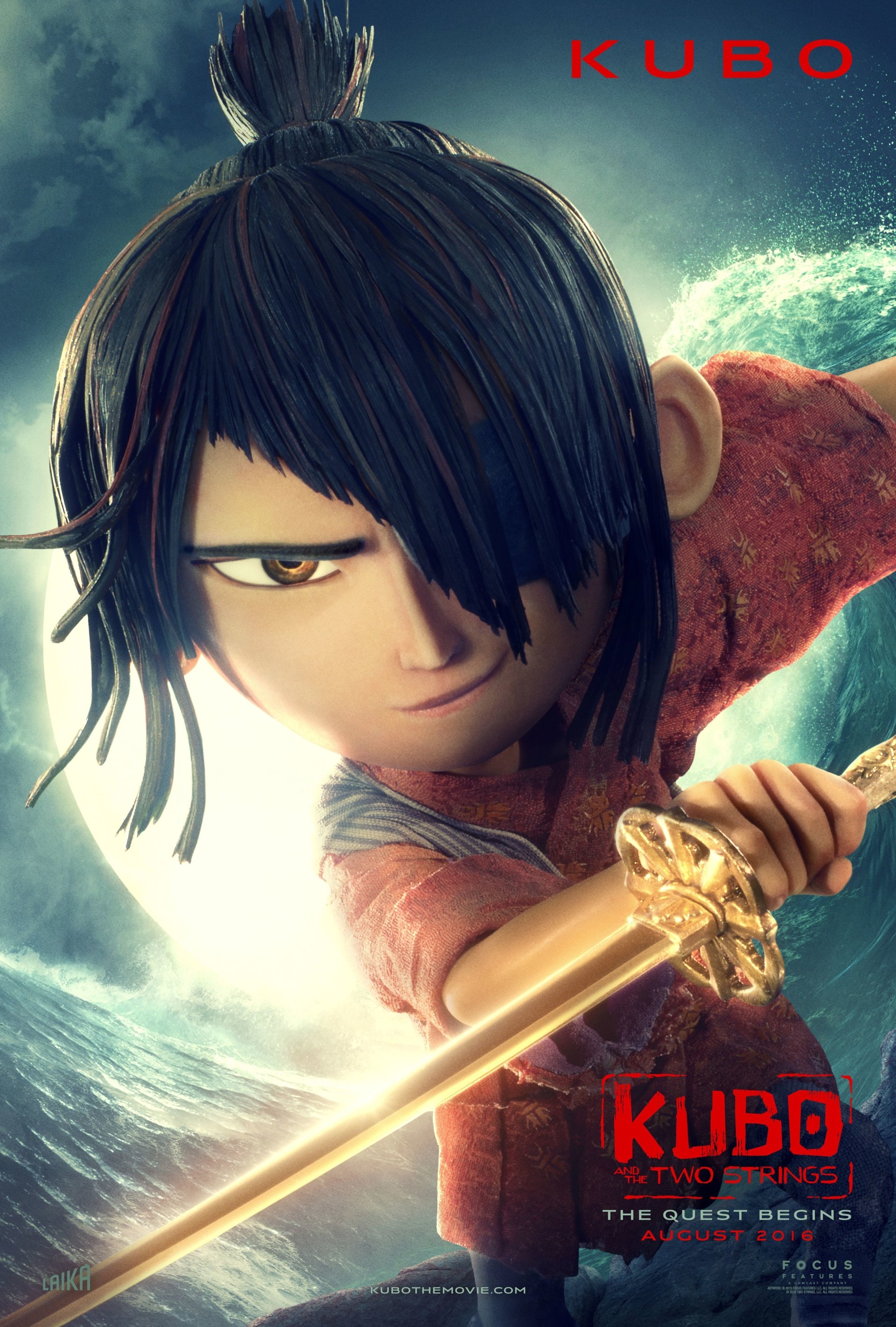 poster Kubo (Kubo And The Two Strings) movie Kubo And The Two Strings Image
