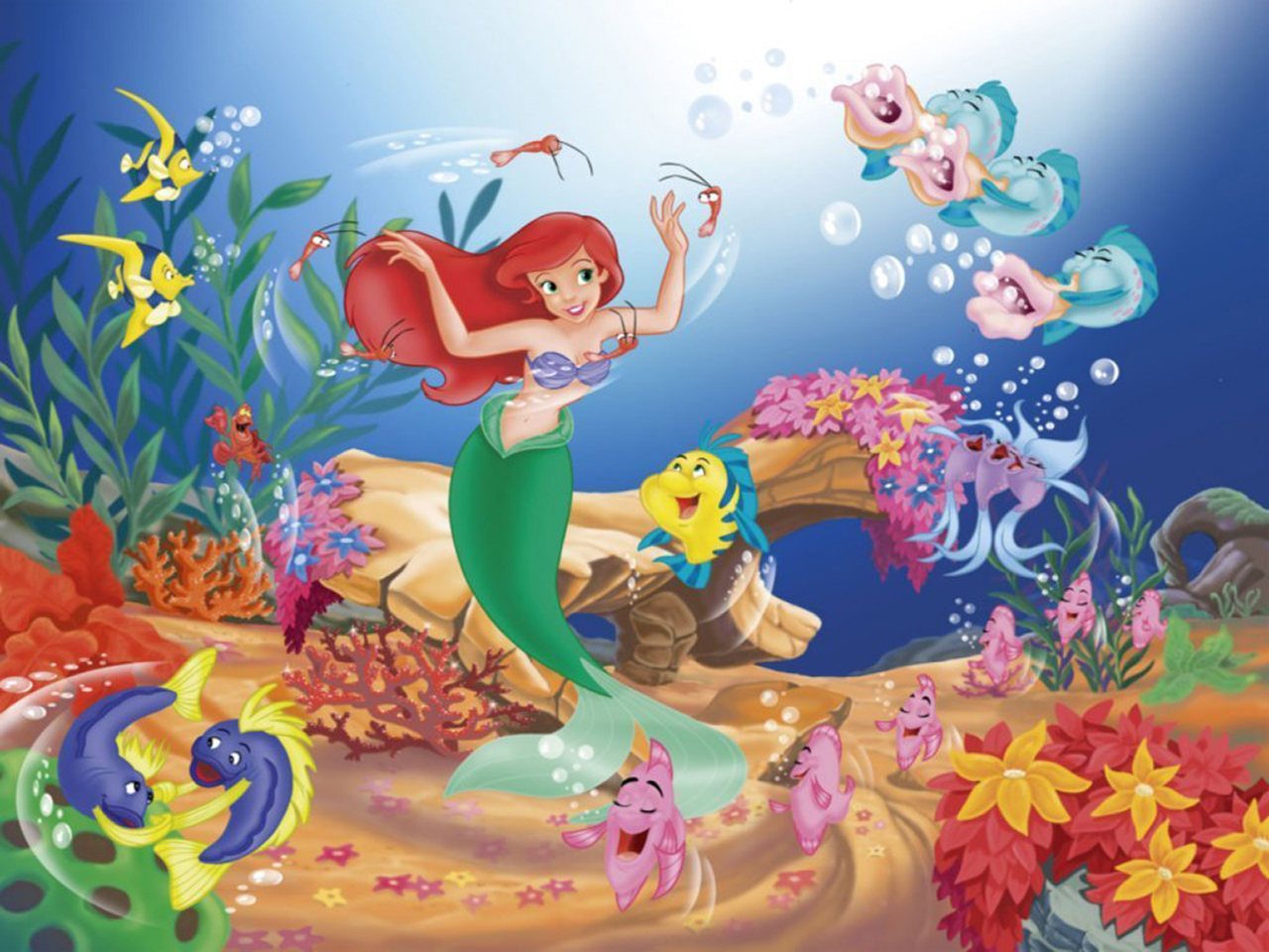 Ariel and Friends: Underwater Magic from The Little Mermaid (1989), image size:1280x960