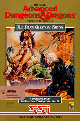 video game AD&D Dragonlance Vol. III: The Dark Queen of Krynn Image