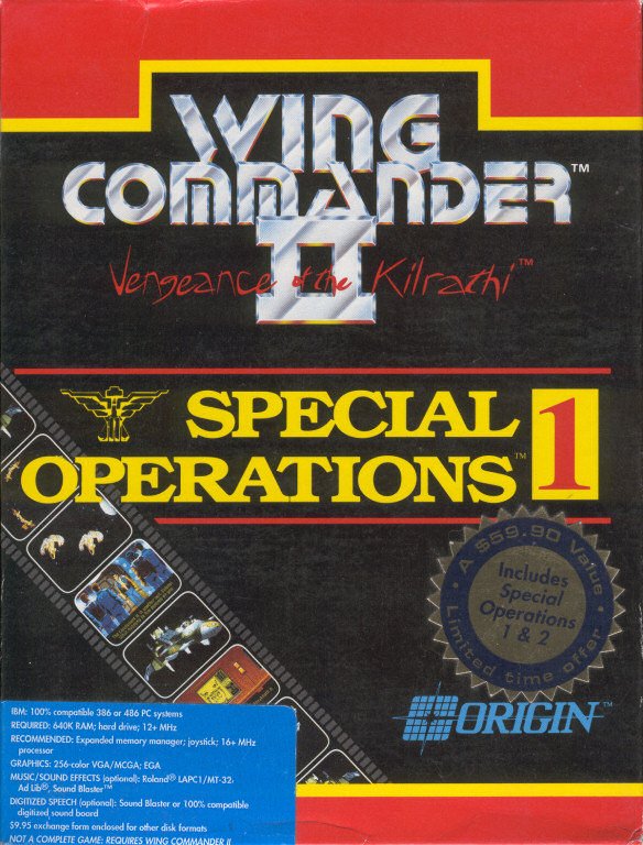 video game Wing Commander II: Vengeance of the Kilrathi: Special Operations 1 Image