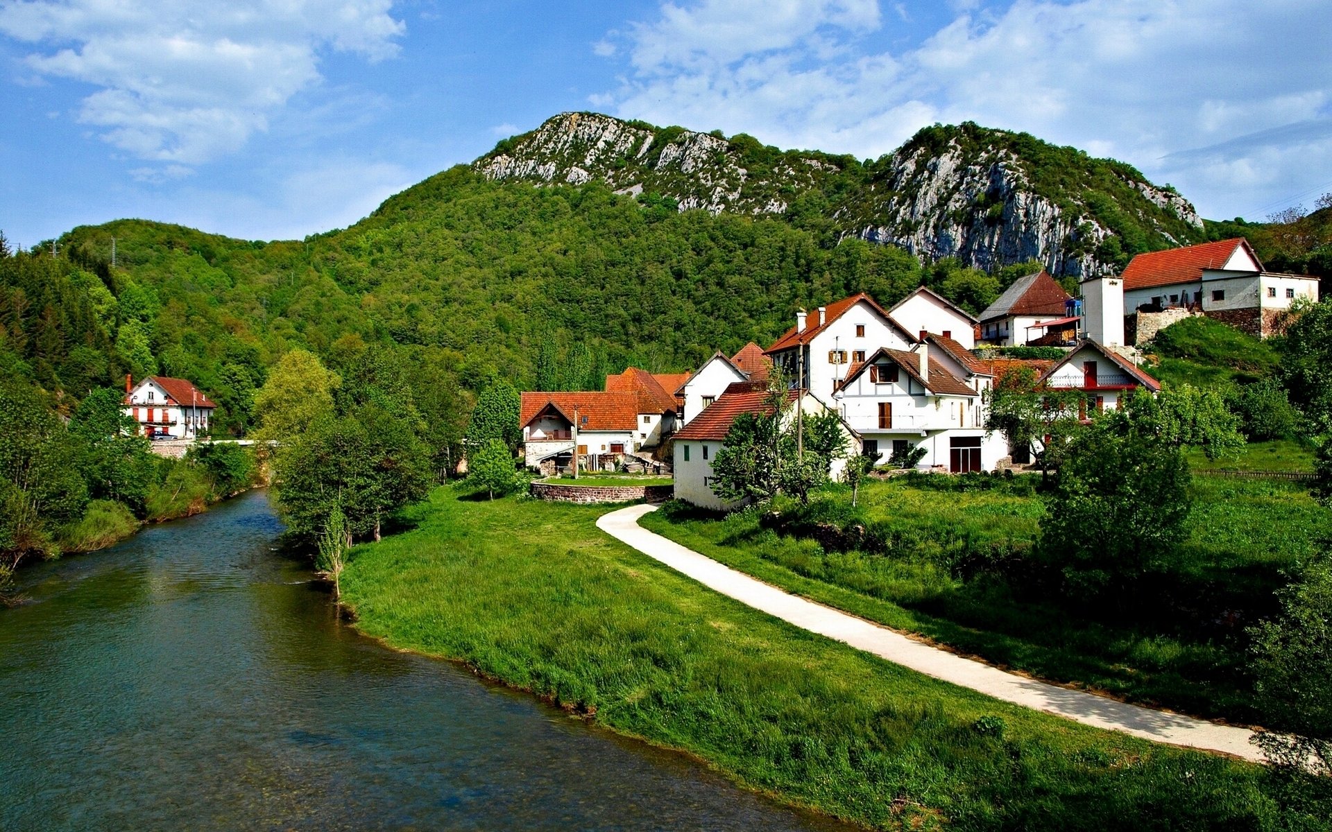 Salazar Valley Spain river mountain photography landscape Image