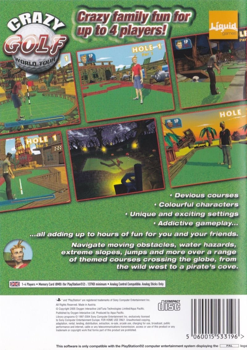 video game Crazy Golf: World Tour Image