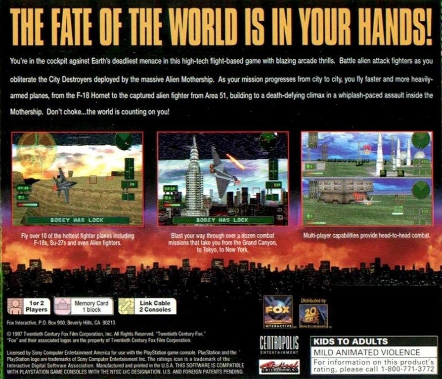 video game Independence Day Image