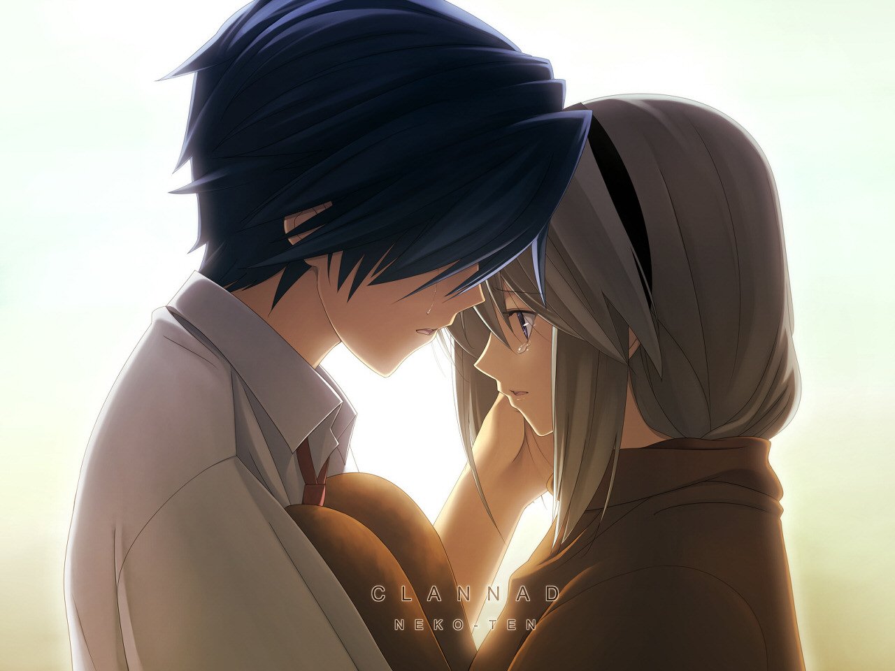 Tomoya Okazaki Nagisa Furukawa Anime Clannad Image