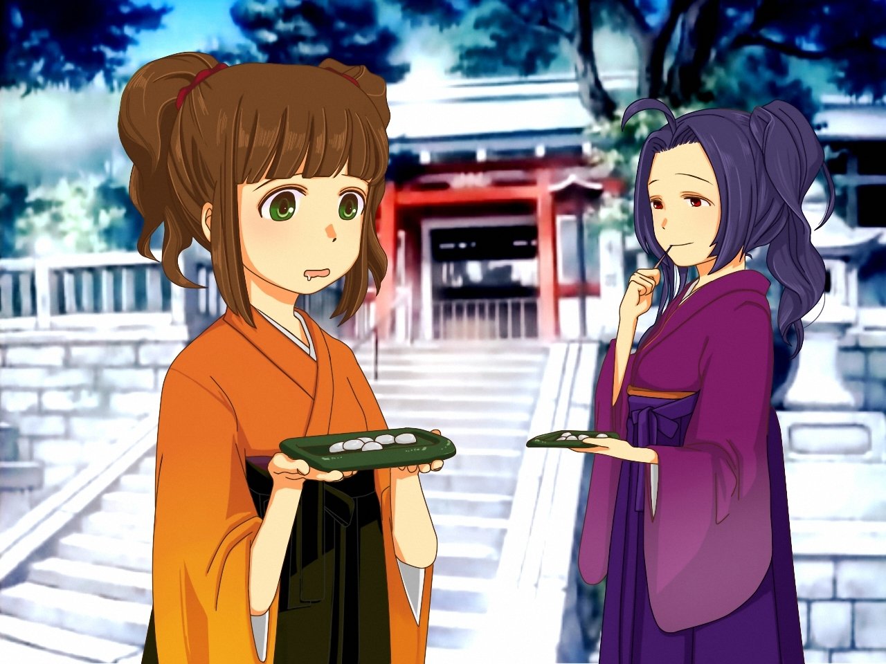 Azusa Miura Yayoi Takatsuki Anime The iDOLM@STER Image