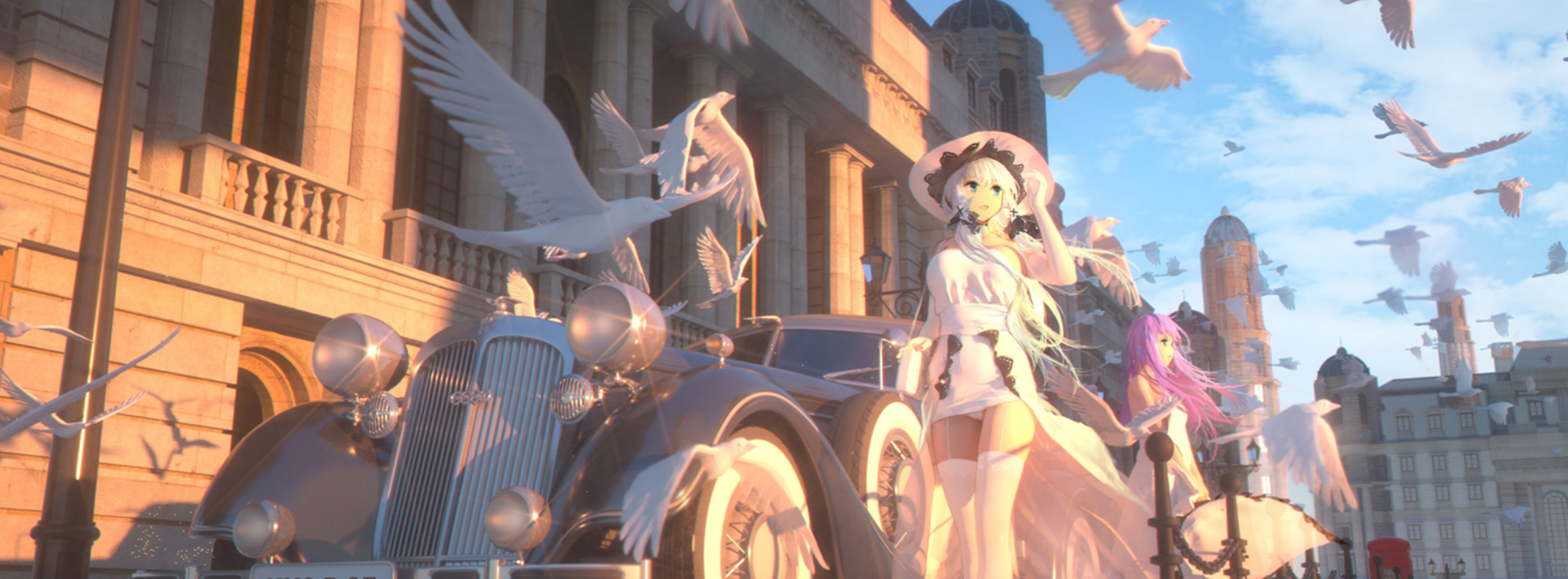 car Unicorn (Azur Lane) Illustrious (Azur Lane) Anime Azur Lane anime car Image