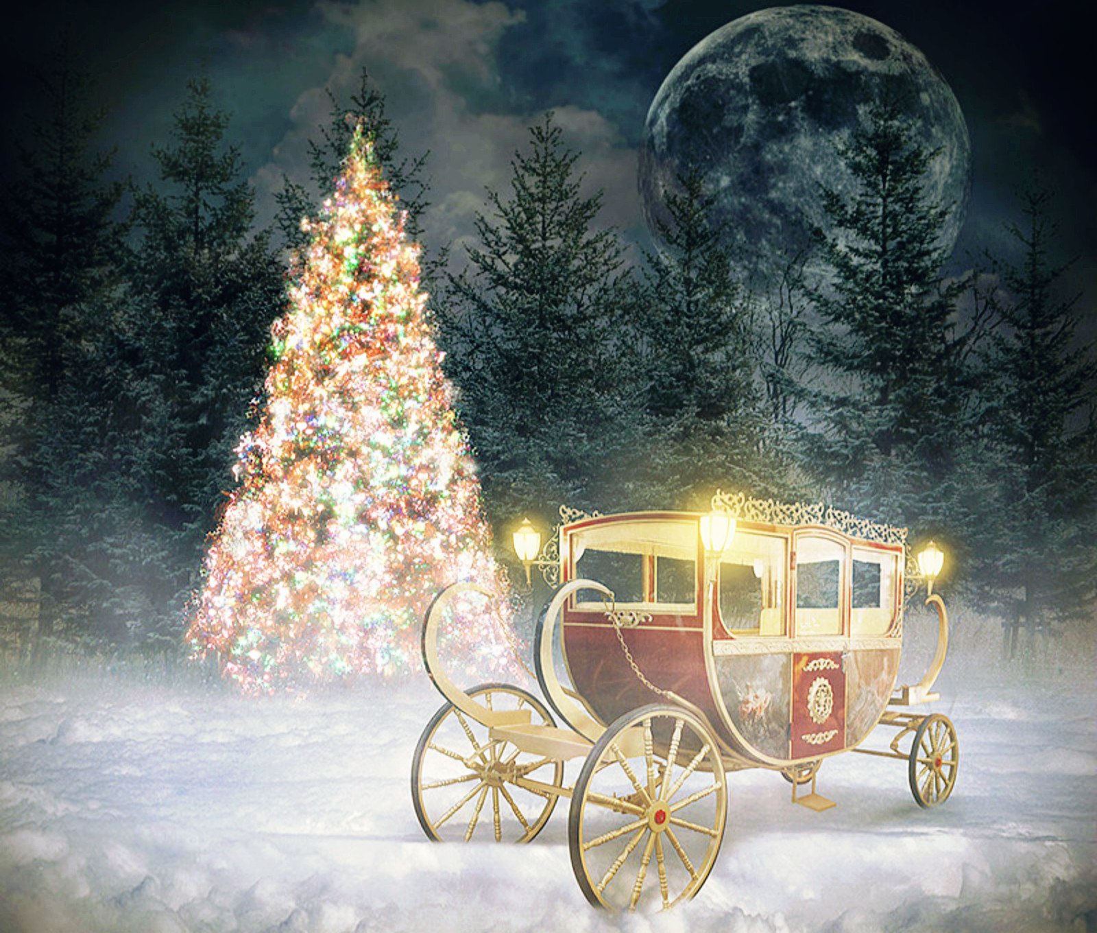 magical christmas tree